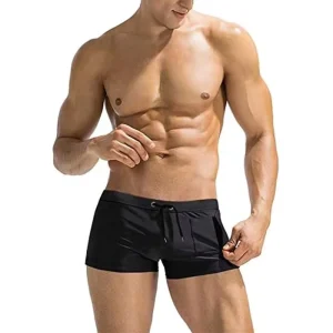 OEM New Summer Swimwear Men Swimsuit Men’s Boxer Shorts Swim Trunks Swimming Men’s Beach Shorts