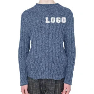 OEM ODM Custom Knit Sweater Men’s Cotton Knitted Pullover