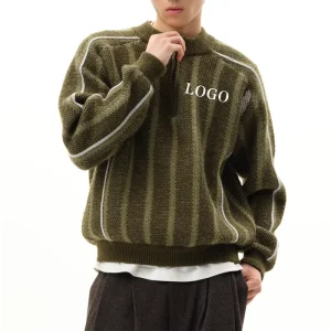 OEM ODM Custom Knit Sweater Mens Knitwear Sweater Men Pullover Men’s Cotton Knitted Sweater Sweaters for Men