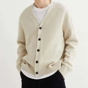 OEM ODM Customized Winter Long Sleeve Men’s Cotton Knit Sweater Cardigan