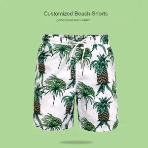 OEM ODM Summer Men’s Swimming Shorts Custom Printed Beach Board Short Swim Trunks Mens Swimwear
