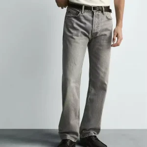 OEM Service Manufacture Men’s Casual Elegant Straight Wide Leg Denim Pants Man Vintage Slim Stripe Street Wear Baggy Jeans Pant