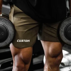 OEM Sportswear Breathable Sports Quick Dry Polyester Workout Athletic Plain Custom Basketball Training Running Gym Men’S Shorts