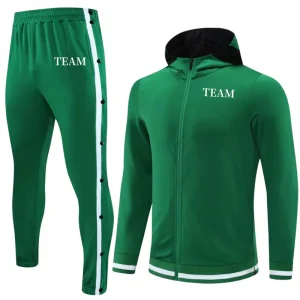 OEM Tracksuit Custom Logo EU Size Polyester Hooded Athletic Full Zip Basketball Soccer Uniform Jogger Set Training Wear Quick