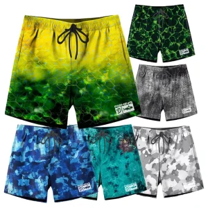 Oem Board Shorts Men’s Polyester Mesh Fishing Shorts XL Mesh Sand Shorts