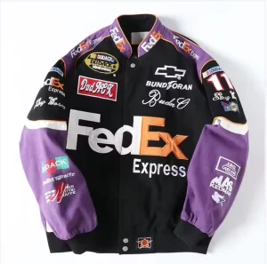 Oem Embroidered logo Patch Plus Size Autumn Bomber Car Jackets Vintage Cotton Nascar Racing Jacket for Men