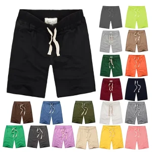 Oem Sports Wear Gym Running Summer Cotton Shorts Unisex Black Custom French Terry Sweat Shorts Men’s Shorts