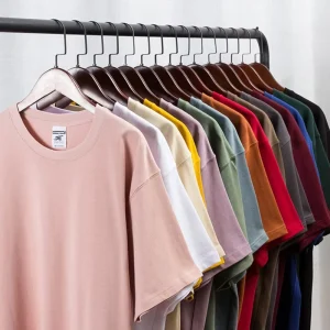 Organic 100% Cotton O neck Plus Size T shirt Plain Blank Oversized Heavyweight Tshirt Men’s T shirt