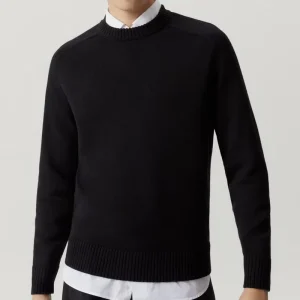 Organic Cotton Knitwear for Men Ribbed Knitted Men’s Sweater Crew Neck Mens Pullover Custom Sweaters Oversize