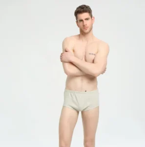 Organic Mens Sexy Underwear Hemp Underpants for Men Organic Cotton Boxer Brief Underwear Men