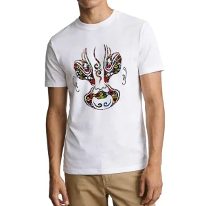 Original Design Men’s T Shirt Road Shanghai Colorful Beijing Accent 18 Regular Shoulder Casual 100% Cotton National Trend Short