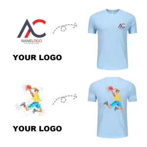 Outdoor Moisture Wicking T Shirt Dry fit Polyester Sportswear Ice Silk Fabric Tee Athletic Lightweight Short Sleeve T shirts