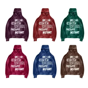 Oversized Sweaters, Custom Logo, Vintage 100% Cotton Acid Washed, Plus Size Men’s Hoodies Sweatshirts