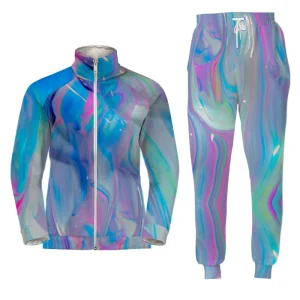 POD Custom Logo Unisex Zipper Sweatsuit High Street Men’s Track Suit Casual Tracksuits