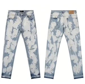 PUR Skinny Jeans Men’s Clothes Trousers Trousers Y2k Distressed High Quality New Designer Jeans 1.1