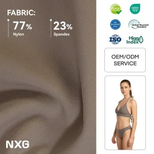 Performance Fabric for Bikini Tops 77% Nylon 23% Spandex Color Fast 165GSM PFAS Free