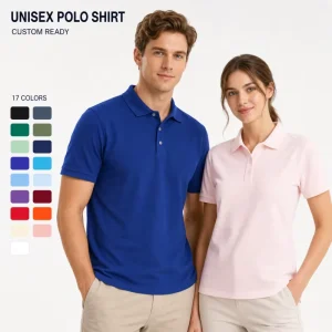 Performance Pique Polo Shirt with Superior Durability and Shape Retention for Professional Teamwear and Uniforms