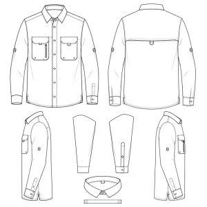 Performance Wear For Men’s Sun Breathable Quick Dry Sublimation Long Sleeve Custom UPF 50 UV Protection Fishing Shirt