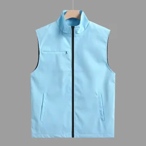 Plain Lightweight Outdoor Vest for Men Construction Men’s Vest