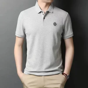 Plain Polo T Shirts for Men Multicolored Polo Shirts Short Sleeve Casual Men’s Shirt