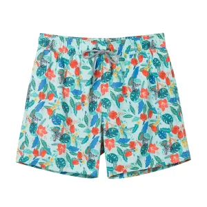 Plus Size Casual Print Swimwear Drawstring Sportswear Beachwear Man Clothes Quick Dry Surf Swimming Trunks Men Shorts