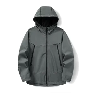Plus Size Jackets Men’s Jackets Nylon Taslon Jacket Polyester Jacket Outdoor Lightweight Waterproof Windbreaker Jacket