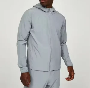 Plus Size Lightweight Polyester Nylon Fleece Breathable Sporty Tracksuit Men’s Solid Color Hoodie Sweatpants Set