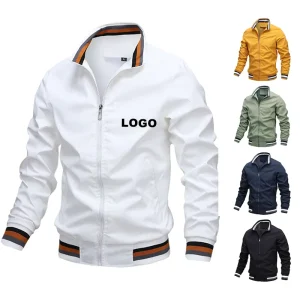 Plus Size Men’s Jackets & Coats Zip up Fashion Casual Outdoor Sports Jackets Streetwear Oem Custom logo Men Jackets for Men