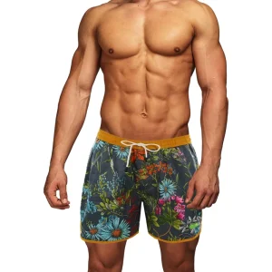 Plus Size Men’s Shorts Pour Hommes Summer Custom Logo Swimwear Beachwear Men Beach Board Shorts