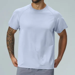Plus Size Men’s Sports Fitness Activewear T-shirts Custom Logo Quick Dry Breathable Gym Workout Training Casual Tshirts