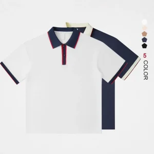 Polyester Cotton Men Polo Shirts Custom logo Printed Men’s Polo t Shirt