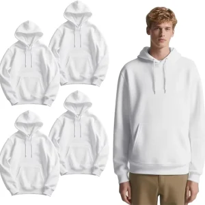 Polyester Sweatshirt Hoodie for Sublimation Blank Hoodies for Men Custom Logo Unisex 100% Polyester