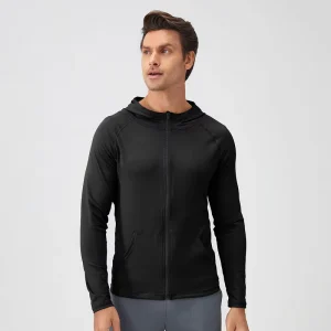 Price Long Sleeve Men’s Tight Active Top Elastic Polyester Spandex S-2XL European Size Tight Fitting Top for Men
