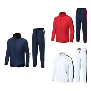 Printed Autumn Windproof Breathable Eco-Friendly Full Zip Sportswear Unisex Custom Training Wear Tracksuits Sets