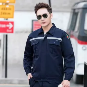 Printed Men’s Workwear Coldproof Work Clothes Mechanic Engineer Uniforma Safety Clothing Work Wear Black Chore Workwear Jacket