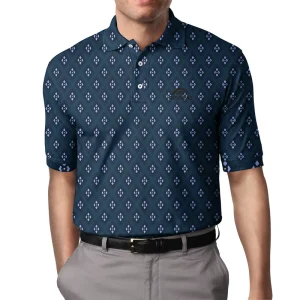 Printing Comfortable 88 Polyester 12 Spandex Moisture Wicking Men’s Polo Shirts