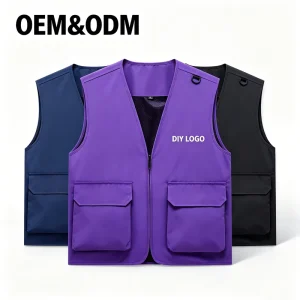 Private Label Men’s Vest Easy Care Durable Soft Fabric Classic Style for Working Sporty