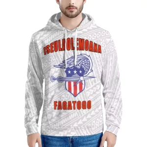Private Label Polynesian Samoan Tribal Custom Large Size 6XL Trend Casual Keep Warm Soft Men’s Hooded Sweatshirt