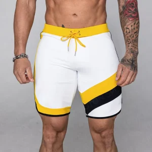 Pro Style Beach Bodybuilding Shorts Custom Men’s Quick Dry Swimwear for Serious Athletes