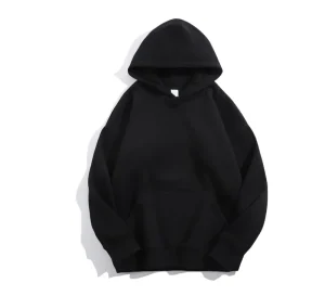 Promotional Men’s Black Hoodies & Sweatshirts Casual Cotton & Polyester 3D Embroidered Pattern Printed Embroidered Techniques