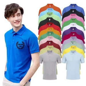 Promotional Polo 100% Cotton Men’s Designer Customized Blank Performance Original Polo Summer Fashion Personalised Tshirts Polo