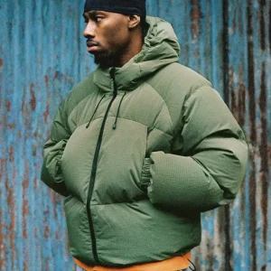 Puffer Jacket Winter Nylon Ripstop Outdoor Men’s Down Coats