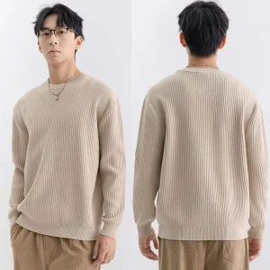 Pullovers Knitwear Mens Sweater Casual Crew Neck Lightweight Casual Knitted Sweaters Mens Fall Long Sleeve T Shirts