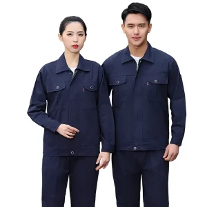 Pure Cotton Men’s Heat Resistant Cold Protection Workwear Set for Spring Autumn Winter Welding Suit Engineering Overalls