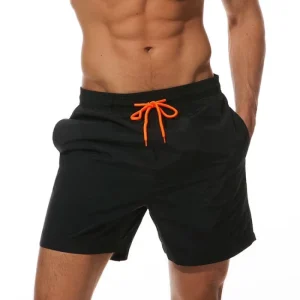 QSMC-0311 Men’s Customized Swimwear Swimming Trunks Men’s Beach Pants Summer Solid Slim Board Shorts Sports Short