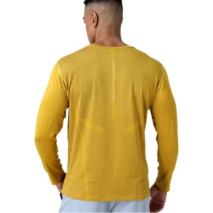 Quick Dry Long Sleeve Gym Running Top Stretch Jersey 300 Grams Breathable Moisture Wicking For Hiking Blank Design