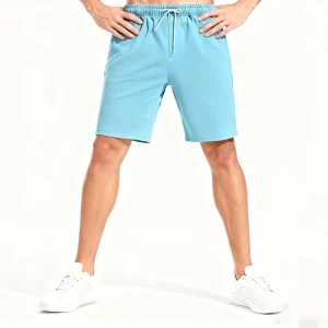 Quick Dry Men Active Wear Polyester Fitness Pants Men’s Training Sports Gym 2 in 1 Shorts With Leggings Men