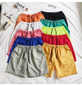 Quick Dry Men’s Boardshorts Summer Surfing Swim Board Shorts Trunks Customizable Summer Beach Trunks Solid Pattern Anti Wrinkle