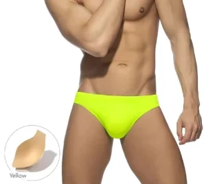 Quick Dry Men’s Nylon Swimwear Swim Briefs Pure Color Breathable Beach Surfing Swimming Pool Fashion Simple Micro-elastic