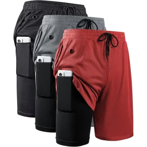 Quick Dry Technology Men’s Activewear Shorts Lightweight Fabric Drawstring Designer Essentials Sweat Wicking Gym Men Shorts